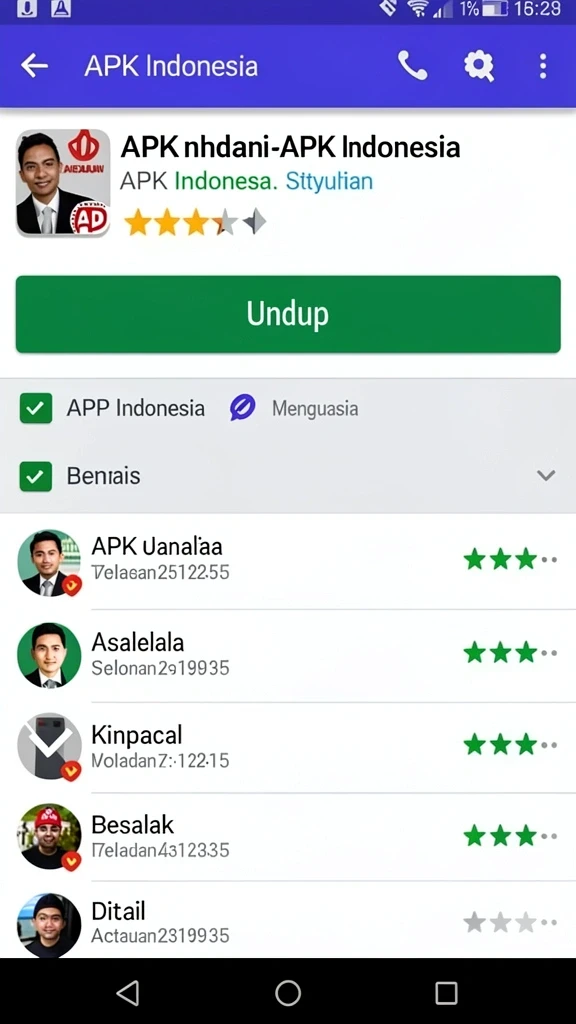 Tampilan utama aplikasi Review Aplikasi api88 yang intuitif dan efisien.